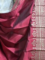 Maharaja Maroon Pujo Dhoti - Image 7
