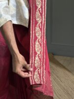 Maharaja Maroon Pujo Dhoti - Image 8